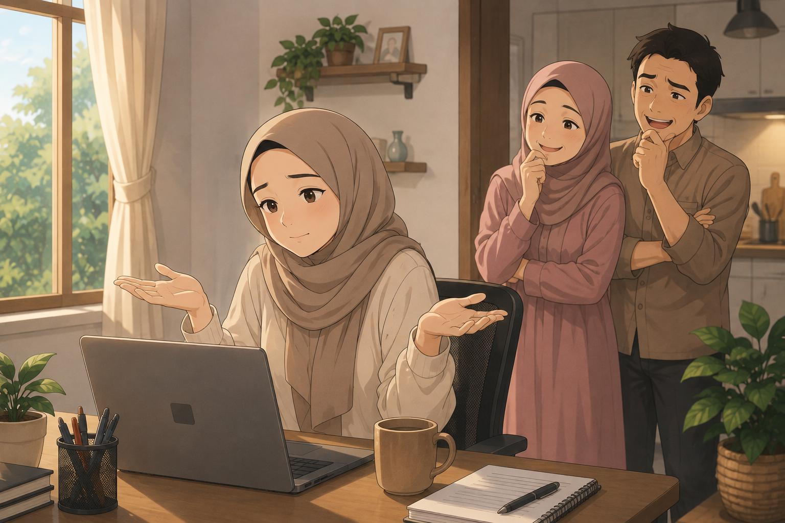WFH: Menurut Ibu Libur